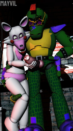 animal_genitalia animal_penis animatronic_female anthro big_penis canine_genitalia canine_penis duo female genitals machine male male/female mismatched_animal_genitalia mismatched_animal_penis mismatched_genitalia mismatched_penis penis touching_butt mayvil splinks_(modeler) five_nights_at_freddy's five_nights_at_freddy's:_security_breach five_nights_at_freddy's_2 scottgames steel_wool_studios mangle_(fnaf) montgomery_gator animatronic canid canine crocodile crocodilian fox mammal reptile robot robot_anthro scalie 9:16 absurd_res hi_res