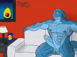 2_penises avocado countershading erection food fruit furniture genitals hairy humanoid_genitalia humanoid_hands humanoid_penis male multi_genitalia multi_penis muscular muscular_male nipples penis plant sofa solo bayron_(artist) gideon_(bayron) fish marine shark 4:3 absurd_res hi_res