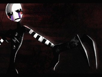 glowing glowing_eyes machine male not_furry puppet solo bubblehermit five_nights_at_freddy's five_nights_at_freddy's_2 scottgames marionette_(fnaf) animatronic humanoid mammal robot 2015 4:3