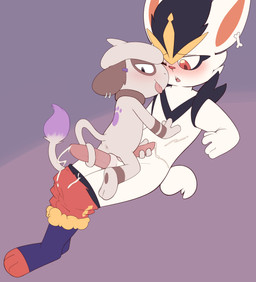 alternate_color anthro assertive_anthro assertive_male ball_squish balls biped blep blush bodily_fluids bottomwear bottomwear_down brush_tail closed_smile clothed clothing cum cum_on_belly cum_on_body cum_on_pants cum_string digitigrade duo ear_piercing ear_ring feet front_view genital_fluids genitals half-closed_eyes interspecies larger_anthro larger_male looking_back_at_penis male male/male masturbation mouth_closed narrowed_eyes one_eye_closed open_mouth orgasm pants pants_down partially_clothed paws penile penile_masturbation penis piercing pink_penis prehensile_tail ring_piercing scut_tail sex short_tail simultaneous_orgasms sitting sitting_on_another size_difference smaller_anthro smaller_male smile soles squish tail tail_around_penis tail_fetish tail_play tail_sex tailjob tapering_penis teeth three-quarter_view tongue tongue_out tongue_showing porldraws nintendo pokemon canid canine cinderace generation_2_pokemon generation_8_pokemon lagomorph leporid mammal pokemon_(species) smeargle 2025 absurd_res digital_drawing_(artwork) digital_media_(artwork) hi_res