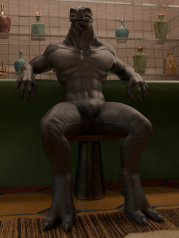 2_toes abs anthro biceps big_feet big_muscles biped black_body black_bottomwear black_clothing black_pants bottomwear bulge clothed clothed_anthro clothed_male clothing detailed_background digitigrade feet fingers inside light looking_aside male muscular muscular_anthro muscular_male pants pecs pupils sitting slit_pupils smooth_skin solo spread_legs spreading thick_neck tight_bottomwear tight_clothing tight_pants toes topless topless_anthro topless_male no-name-no-problem halo_(series) microsoft xbox_game_studios alien sangheili 3:4 3d_(artwork) digital_media_(artwork) hi_res lighting