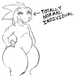 anthro looking_at_viewer male nude simple_background smile solo text thick_thighs wide_hips mukihyena halo_(series) microsoft xbox_game_studios kiggy alien kig-yar ruuhtian scalie digital_media_(artwork) english_text