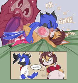 angry anthro big_breasts blue_body bodily_fluids breasts cervical_contact cervix cross-popping_vein cum cum_in_uterus cum_inside duo female genital_fluids genitals impregnation internal internal_vaginal male male/female nipples penetration penis pregnant pregnant_anthro pregnant_female uterus vaginal vaginal_penetration cand1tty sega sonic_the_hedgehog_(series) fan_character vasquez_the_culpeo avian bird canid canine cuban_trogon culpeo_fox fox mammal south_american_fox trogon trogonid absurd_res hi_res