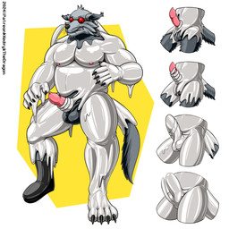 bound bulge encasement genitals goo_transformation latex latex_transformation male penis species_transformation transformation white_latex xedrykthedragon epic_games fortnite polar_patroller bear binturong mammal polar_bear ursine viverrid 1:1 hi_res