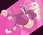 4_toes anthro big_breasts book breasts claws clothing eyebrows eyewear feet female fingers glasses horn legwear mature_anthro mature_female nipple_outline open_mouth slightly_chubby slightly_chubby_anthro slightly_chubby_female solo thick_thighs toe_claws toes wide_hips krayboost undertale_(series) toriel boss_monster_(undertale) mammal 2025 absurd_res digital_media_(artwork) hi_res