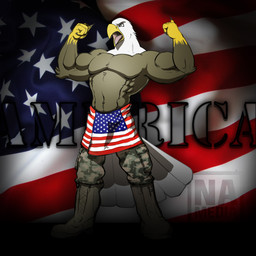 abs american_flag anthro beak biceps big_muscles boots bottomwear camo camo_bottomwear camo_clothing camo_pants camo_print clothed clothing flag flag_background flag_clothing flag_print flag_underwear flexing footwear male military military_uniform muscular muscular_anthro muscular_male open_mouth pants patriotic_clothing patriotism pattern_bottomwear pattern_clothing pattern_pants pecs politics print_clothing print_underwear shoes simple_background soldier solo standing text topless underwear uniform united_states_of_america warrior neosavias american_eagle accipitrid accipitriform avian bald_eagle bird eagle sea_eagle 1:1 absurd_res english_text hi_res