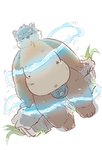 anthro asian_clothing belly clothing east_asian_clothing fundoshi japanese_clothing kemono male moobs nipples overweight overweight_anthro overweight_male scar solo underwear water lantu_(artist) lifewonders tokyo_afterschool_summoners moritaka_(tas) canid canine canis domestic_dog mammal 2020 hi_res