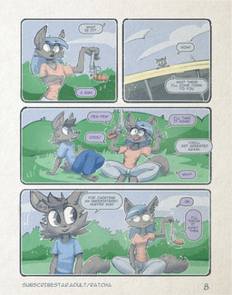 anthro clothed clothing dialogue duo female fur gun hair handgun holding_gun holding_object holding_ranged_weapon holding_weapon looking_at_another male male/female open_mouth outside pistol pose ranged_weapon talking_to_another text topwear weapon ratcha rick_(ratcha) rina_(ratcha) canid canine canis mammal wolf colored comic detailed digital_drawing_(artwork) digital_media_(artwork) english_text hi_res multiple_scenes brother_(lore) brother_and_sister_(lore) sibling_(lore) sister_(lore)