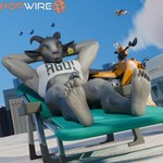 5_toes aircraft airplane ambient_silhouette anthro balls barefoot beach beach_chair bottomless bottomless_anthro bottomless_male building city city_background clothed clothing cloud crop_top crossgender darkened_genitalia darkened_glans detailed_background ear_piercing ear_tag feet ftm_crossgender fur genitals glans grey_balls grey_body grey_fur grey_glans grey_penis hands_behind_head horizontal_pupils horn humanoid_feet logo looking_at_viewer lounging male motorcycle muscular muscular_anthro muscular_male outside penis piercing plantigrade pupils reclining sand shirt sky skyscraper solo text text_on_clothing text_on_shirt text_on_topwear toes tongue tongue_out topwear vehicle yellow_eyes hopwiresfm_(artist) coffee_stain_studios epic_games fortnite goat_simulator pilgor_(goat_simulator) ambient_bird ambient_flier bovid caprine goat mammal 1:1 2025 artist_logo artist_name hi_res signature