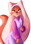 anthro black_nose cheek_tuft choker clothed clothing dress eyelashes facial_tuft female flat_chested fully_clothed fur headdress jewelry light necklace orange_body orange_fur simple_background smile solo tuft white_background wimple conditional_dnp tohupo disney robin_hood_(disney) maid_marian canid canine fox mammal red_fox true_fox 2021 hi_res lighting shaded