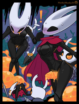 2_horns after_sex anthro anthro_on_anthro biped black_body black_eyes bodily_fluids colored_cum corruption cum dot_pupils duo exclamation_point female genital_fluids genitals glans horn humanoid_genitalia humanoid_penis imminent_sex larger_female looking_at_another male male/female melee_weapon nude orange_cum orange_eyes orange_penis orange_text penetration penile penile_penetration penis penis_between_thighs sex size_difference smaller_male standing sweat sweatdrop text unusual_bodily_fluids unusual_cum unusual_genital_fluids weapon hunkymunky35 hollow_knight_(franchise) team_cherry hollow_knight_(character) hornet_(hollow_knight) the_infection_(hollow_knight) the_knight_(hollow_knight) arthropod infected_(species) vessel_(species) 2025 artist_name hi_res multiple_scenes brother_(lore) brother_and_sister_(lore) half_brother_(lore) half_sister_(lore) incest_(lore) sibling_(lore) sister_(lore)