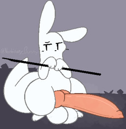 animal_genitalia animal_penis anthro balls big_balls big_penis big_tail canine_genitalia canine_penis erection fur genitals holding_melee_weapon holding_object holding_polearm holding_spear holding_weapon huge_penis knot male melee_weapon paws penis pink_knot pink_penis polearm solo spear tail thick_thighs weapon white_body white_ears white_fur white_tail wide_hips nonbinary_bunny rain_world videocult survivor_(rain_world) slugcat 2023 digital_drawing_(artwork) digital_media_(artwork)