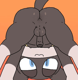 :3 anthro anus backsack balls black_anus black_balls black_body black_fur black_penis black_tail blue_eyes bodily_fluids butt crouching erection facesitting_pov first_person_view foreskin fur genitals gradient_background happy humanoid_genitalia humanoid_penis looking_at_viewer looking_back looking_back_at_viewer male narrowed_eyes nipples penis raised_tail simple_background solo spread_anus spread_butt spreading sweat sweaty_butt tail white_body white_fur conditional_dnp watermelon_(artist) atlus megami_tensei persona_(series) persona_5 sega morgana_(persona) domestic_cat felid feline felis mammal 2026 2d_animation aliasing animated digital_media_(artwork) english_description frame_by_frame