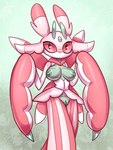 anthro areola breasts female front_view genitals green_areola green_nipples looking_at_viewer nipples nude nude_female pink_body pokemorph pussy solo skye3337 nintendo pokemon arthropod generation_7_pokemon lurantis pokemon_(species) 2023 3:4 hi_res portrait three-quarter_portrait