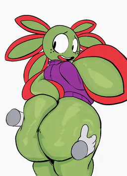 4_fingers ambiguous_gender anthro anthro_focus big_butt big_tail black_eyes bottomless bottomless_anthro bottomless_female butt butt_grab clothed clothing disembodied_hand duo external_gills female female_anthro female_focus fingers freckled_face freckles gills glistening glistening_butt green_body green_butt green_gills green_skin green_tail hand_on_butt holding_own_tail holding_tail huge_butt humanoid_hands looking_back open_mouth open_smile purple_clothing purple_sweater purple_topwear red_tongue simple_background smile solo_focus sweater sweater_only tail teeth thick_thighs tongue topwear topwear_only white_background wide_hipped_anthro wide_hipped_female wide_hips mrloquendo amphibian aquatic axolotl mole_salamander salamander 2d_animation animated frame_by_frame loop