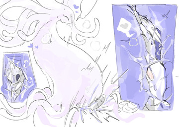 4_horns anthro black_eyes blush blush_lines bodily_fluids breath colored_pussy_juice cum cum_covered ejaculation endo erection extreme_size_difference eyes_closed female folded_clothing fully_inside genital_fluids genitals gushing happy heart_symbol horn husband_and_wife husband_penetrating_wife internal internal_wall larger_female looking_pleasured male male/female married_couple messy multi_horn nude_anthro nude_taur overweight overweight_anthro overweight_female partially_inside penis pink_penis plant purple_insides purple_pussy_juice purple_vulva simple_background size_difference slam smaller_male tentacles tree tremble_spikes unbirthing unusual_bodily_fluids unusual_genital_fluids unusual_vaginal_fluids vaginal vaginal_fluids vaginal_squirting vore vulva white_background white_body white_head white_tentacles evil_otter hollow_knight_(franchise) team_cherry pale_king_(hollow_knight) white_lady_(hollow_knight) arthropod arthropod_taur elemental_creature flora_fauna insect insect_taur taur treant 2025 hi_res shaded simple_shading sketch