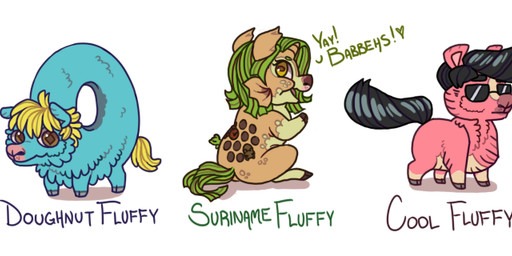 ambiguous_feral ambiguous_gender baby_talk black_hair black_tail blonde_hair blue_body blue_fur brown_body brown_eyes brown_fur dialogue eyelashes eyewear feral food freckled_face freckles fur green_hair green_tail grey_hooves hair hooves long_eyelashes neonate pink_body pink_fur pompadour quadruped simple_background sitting size_difference standing sunglasses tail text trypophobia tuft wearing_sunglasses white_background yellow_tail young young_ambiguous young_feral bugbox fluffy_pony fluffy_pony_(species) food_creature mammal 2024 digital_media_(artwork) english_description english_text species_name