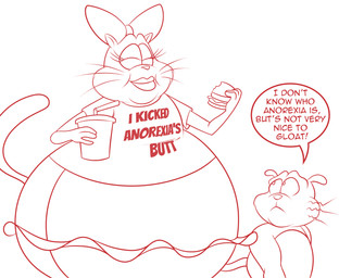 anthro belly beverage big_belly bottomwear bow_on_head burger clothing container cup drinking_straw duo eating eyes_closed female food male obese obese_anthro obese_female overweight overweight_anthro overweight_female shirt skirt speech_bubble text text_on_clothing text_on_shirt text_on_topwear topwear whiskers chadrocco 20th_century_fox eek!_the_cat fox_kids nelvana annabelle_(eek!_the_cat) eek_(character) domestic_cat felid feline felis mammal 2015 absurd_res digital_media_(artwork) english_text hi_res line_art