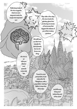 ambiguous_gender anthro brain building city dialogue organs solo text ittybittykittytittys disney zootopia bovid caprine domestic_sheep mammal sheep 2016 black_and_white comic english_text hi_res monochrome