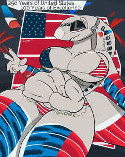 6_fingers aircraft american_flag american_flag_bikini anthro bedroom_eyes belly big_belly big_breasts bikini breasts camel_toe clothed clothing digestion_noises female fingers fireworks flag_bikini flag_swimwear front_view genital_outline gesture hand_gesture holidays looking_at_viewer low-angle_view machine multiple_prey narrowed_eyes nipple_outline seductive skimpy skimpy_bikini soft_vore standing swimwear text thick_thighs two-piece_swimsuit united_states_of_america v_sign vehicle vore vulva_outline wide_hips iconictm 4th_of_july us_semiquincentennial aeromorph living_aircraft living_machine living_vehicle 4:5 absurd_res english_text hi_res
