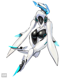 armor black_body butt butt_focus female glistening glistening_butt looking_away machine not_furry pose solo white_body kory_cromie blizzard_entertainment overwatch echo_(overwatch) humanoid robot robot_humanoid 5:6 hi_res signature