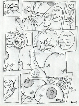 anthro areola big_areola big_breasts big_nipples big_nose blush blush_lines bodily_fluids breast_play breasts cunnilingus dialogue duo facial_hair female foreplay genitals goatee huge_breasts male male/female nipples nude nude_anthro nude_female nude_male oral penis saliva saliva_on_vulva saliva_string sex speech_bubble text titfuck tongue tongue_out vaginal vulva gunslingeratticus la_pavita_pechugona sega sonic_the_hedgehog_(series) fan_character pavita_pechugona steve-o avian bird eulipotyphlan galliform hedgehog mammal phasianid turkey comic english_text hi_res spanish_text traditional_media_(artwork)