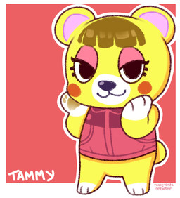 animal_crossing bear blush female nintendo tammy_(animal_crossing) video_games
Rating: Safe
Score: 2
User: Juni221
Date: February 28, 2014