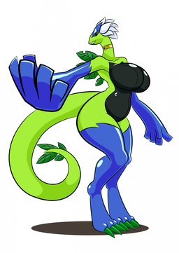 anthro big_breasts big_butt big_hands black_sclera breasts butt choker clothing digitigrade female fusion jewelry long_neck necklace plant pokemon_fusion sharp_teeth smile solo tail teeth thick_tail thick_thighs anonymous_artist bandai_namco digimon digimon_fusion nintendo pokemon zephia digimon_(species) elemental_creature flora_fauna generation_2_pokemon legendary_pokemon lugia pokemon_(species) sunflowmon hi_res tagme