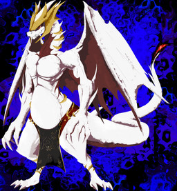 3_toes 4_fingers albino anklet anthro armor belly black_sclera bottomwear claws clothed clothing colored_fire countershading eyeliner fangs feet finger_claws fingers fire flaming_tail gold_(metal) gold_jewelry headgear helmet horn horned_helmet jewelry loincloth loincloth_only long_neck long_tail looking_at_viewer makeup male membrane_(anatomy) membranous_wings muscular muscular_anthro muscular_male pecs pupils red_body red_eyes red_membrane red_scales scales slit_pupils solo spines tail teeth toe_claws toes topless topless_anthro topless_male white_body white_scales wide_hips wings shadowsoulful nintendo pokemon aghanashi_(shadowsoulful) fan_character charizard generation_1_pokemon pokemon_(species) reptile scalie 2026 absurd_res cel_shading hi_res lineless shaded