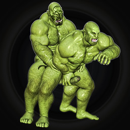 5_toes abs anal anal_penetration balls biceps duo erection feet foreskin genitals hairy hindpaw humanoid_feet humanoid_genitalia humanoid_on_humanoid humanoid_penis male male/male male_penetrated male_penetrating male_penetrating_male masturbation muscular not_furry paws pecs penetration penile penile_masturbation penis plantigrade sex simple_background tattoo toes tusks bartol humanoid orc 1:1