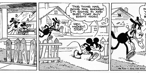 angry anthro bottomwear bowler_hat clothed clothing dialogue female fingers footwear group hat headgear headwear male open_mouth outside pants question_mark shoes tail text walking floyd_gottfredson hardie_gramatky disney public_domain horace_horsecollar mickey_mouse minnie_mouse mister_slicker equid equine horse mammal mouse murid murine rodent 1930 20th_century absurd_res ancient_art comic dated english_text hi_res monochrome signature