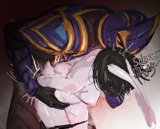 5_fingers ambiguous_penetration armor black_hair blue_eyes bodily_fluids breasts breath broken_rape_victim butt canon_x_oc clothed clothing command_to_not_speak dark_hair dark_room demanding dominant dominant_human dominant_male duo ellipsis face_grab fantasy_armor female fingers floppy_ears forced fur gloves gradient_background hair hand_on_partner's_face handwear head_grab headgear helmet high-angle_view hips_grab human_raping_humanoid imminent_penetration imminent_rape imminent_sex impact_lines leather leather_clothing leather_gloves leather_handwear light-skinned_male light_body light_skin lop_ears male male/female male_raping_female medium_breasts medium_hair mind_control motion_lines nipples nude nude_female nude_female_clothed_male panties panties_down partially_clothed pauldron penetration puffy_nipples purple_armor pushing_away saliva scut_tail sex short_tail shoulder_blush simple_background slim_female slim_human slim_humanoid slim_male steam struggling submissive submissive_female submissive_humanoid sweat tail talking_to_another talking_to_partner text underwear underwear_down white_body white_fur white_skin white_text popisya dota valve fan_character mewka_(popisya) nortrom_the_silencer animal_humanoid human humanoid lagomorph lagomorph_humanoid mammal mammal_humanoid 2025 aliasing digital_media_(artwork) english_text portrait three-quarter_portrait
