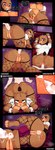 anal anal_penetration anthro blue_eyes bodily_fluids breasts brown_body butt_slap cervix clitoris close-up clothing collar collarbone cowgirl_position cum cum_in_ass cum_inside dialogue doggystyle duo female fingers freckles from_behind_position from_front_position genital_fluids genitals heart_eyes heart_symbol inside internal legwear male male/female on_bottom on_top penetration pussy sex slap slap_(sound_effect) sound_effects speech_bubble spread_pussy spreading text tongue tongue_out urethra vaginal_fluids kevwrite five_nights_at_freddy's freddy_fuckbear's_cathouse_(kevwrite) scottgames customer_(freddy_fuckbear's_cathouse) sparky_(fnaf) canid canine canis domestic_dog mammal 2025 absurd_res comic digital_media_(artwork) english_text hi_res