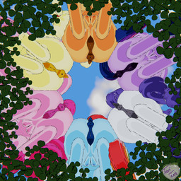 anus crotch_breasts dock_(anatomy) equine_anus female feral genitals group low-angle_view outside puffy_anus tail vulva tavitush friendship_is_magic hasbro my_little_pony applejack_(mlp) fluttershy_(mlp) pinkie_pie_(mlp) rainbow_dash_(mlp) rarity_(mlp) twilight_sparkle_(mlp) equid equine horse mammal pony 1:1 3d_(artwork) digital_media_(artwork) hi_res