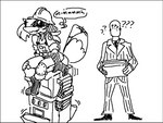 1-bit anthro armor black_border boots border clothing duo female footwear hard_hat headgear helmet knee_pads male male/female masturbation overalls shirt shoes simple_background topwear uniform vibrating welding_goggles sketchytoasty team_fortress_2 valve dispenser_(team_fortress_2) engineer_(team_fortress_2) pepper_(sketchytoasty) spy_(team_fortress_2) canid canine fox human mammal 4:3 black_and_white line_art monochrome