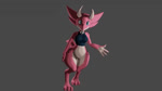 anthro bell bell_collar blue_eyes bottomless breasts clothed clothing collar featureless_crotch female horn jingle_bell looking_at_viewer non-mammal_breasts partially_clothed pink_body pink_scales scales solo topwear tube_top elsian karbon jennie_koe_bolde kobold reptile scalie 16:9 3d_(artwork) 3d_animation animated blender_(artwork) digital_media_(artwork) high_framerate no_sound short_playtime webm widescreen