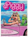 4_fingers 5_fingers anthro blonde_hair blue_eyes border car cloud duo eyelashes eyewear female fingers flower flower_collar glasses green_body hair heart_symbol looking_at_viewer male male/female movie_poster muscular muscular_anthro muscular_male parody pink_body pink_eyewear pink_glasses pink_skin plant snout sunglasses text thick_eyelashes vehicle white_border wristband bruce_mccorkindale barbie_(film) muppets pbs sesame_street the_muppet_show barbie_(barbie) ken_(barbie) kermit_the_frog miss_piggy amphibian domestic_pig frog mammal suid suine sus_(pig) 2024 crossover english_text hi_res mixed_media signature
