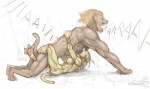 abs angry_sex big_penis breasts claws cum cum_in_pussy cum_inside erection eyes_closed feline female hair hindpaw internal lion male mammal muscles muscular_female nipples nude open_mouth orgasm paws penis plain_background pornthulhu rough_sex sex size_difference straight teeth white_background
Rating: Explicit
Score: 4
User: Peekaboo
Date: June 13, 2013