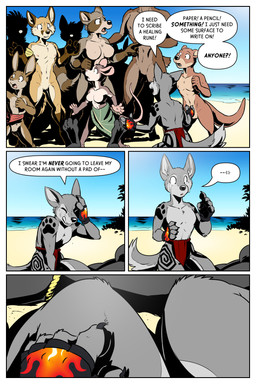 anthro bodily_fluids border breasts clothed clothing crying dialogue female fingerless_gloves gloves group handwear imminent_self-harm light male nude panicking plant sea sky sunlight tattoo tears text topless tree water white_border rick_griffin dari_(rick_griffin) ideka sakitori ambiguous_species canid canine canis felid lagomorph leporid mammal mouse murid murine mustelid otter pantherine procyonid rabbit raccoon rodent wolf 2024 2:3 english_text hi_res