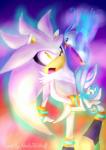 blue_eyes duo male yellow_eyes shilumi sega sonic_the_hedgehog_(series) silver_the_hedgehog avian bird eulipotyphlan hedgehog mammal 2010 hi_res