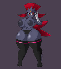 5_fingers absurd_res anthro areola big_breasts big_legs big_nipples breasts camel_toe curvaceous female fingers gesture hi_res huge_breasts nintendo nipples ok_sign pokémon pokémon_(species) simple_background smile solo standing thick_thighs video_games voluptuous weavile wide_hips
Rating: Questionable
Score: 5
User: DreadfulFurry
Date: August 21, 2019 5_fingers absurd_res anthro areola big_breasts big_legs big_nipples breasts camel_toe curvaceous female fingers gesture hi_res huge_breasts nintendo nipples ok_sign pokémon pokémon_(species) simple_background smile solo standing thick_thighs video_games voluptuous weavile wide_hips
Rating: Questionable
Score: 5
User: DreadfulFurry
Date: August 21, 2019