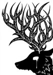 ambiguous_fluids antlers bodily_fluids crying ears_back empty_eyes feral fur horn male pivoted_ears side_view simple_background solo tears vein veiny_antlers veiny_horn white_background sunnyclockwork hannibal_(series) stag_(hannibal) deer mammal 2014 black_and_white digital_drawing_(artwork) digital_media_(artwork) headshot_portrait monochrome portrait