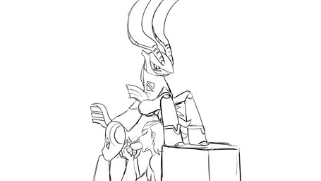 duo fellatio feral interspecies male male/male oral penile pokephilia sex tetrahomoerotica nintendo pokemon adaman_(pokemon) future_pokemon generation_9_pokemon human iron_crown mammal paradox_pokemon pokemon_(species) 16:9 4k absurd_res hi_res monochrome widescreen