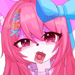 accessory anthro blue_bow blush blush_lines bow_ribbon condom condom_in_mouth condom_wrapper fangs female fur hair hair_accessory hair_between_eyes hair_bow hair_ribbon hairclip inner_ear_fluff long_hair looking_at_viewer mouth_hold object_in_mouth pink_eyes pink_hair ribbons sexual_barrier_device simple_background smile smiling_at_viewer solo teeth tuft white_background white_body white_fur dkala canid canine fox mammal 1:1 absurd_res hi_res