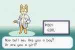 anthro breasts clothed clothing coat color_banding countershade_torso countershading crossgender dialogue female fur green_eyes lab_coat looking_at_viewer mtf_crossgender multicolored_body multicolored_fur partially_clothed simple_background text topwear two_tone_body two_tone_fur unknown_artist nintendo pokemon star_fox fox_mccloud canid canine fox mammal 2017 3:2 crossover digital_media_(artwork) english_text lol_comments pixel_(artwork)