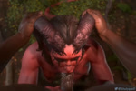 breasts dark_body dark_hair dark_skin duo fellatio female female_penetrated first_person_view forest forest_background genitals glowing glowing_eyes horn horn_grab human_pov humanoid_genitalia humanoid_hands humanoid_penis male male/female male_penetrating male_penetrating_female male_pov markings nature nature_background not_furry nude oral oral_penetration outside penetration penile penis plant red_body red_eyes red_skin sex tail tattoo tongue tongue_out tree shulyque baldur's_gate baldur's_gate_3 dungeons_and_dragons hasbro larian_studios wizards_of_the_coast tav_(baldur's_gate) demon demon_humanoid horned_humanoid human humanoid mammal tailed_humanoid tiefling 3d_(artwork) 3d_animation animated digital_media_(artwork) short_playtime sound webm