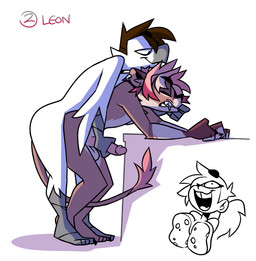 anal anal_penetration anthro balls beak dominant dominant_male duo ear_piercing eyes_closed facial_piercing feet femboy fish_hooking from_behind_position genitals handjob lip_piercing male male/male male_penetrated male_penetrating male_penetrating_male penetration penile penile_penetration penis penis_in_ass piercing reach_around sex talon_hands talons toes pixylbyte katie_(pixylbyte) leonzawolf avian bird corvid corvus_(genus) crow felid feline human lion mammal oscine pantherine passerine absurd_res colored_sketch hi_res sketch