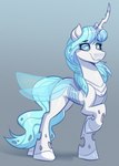 blue_eyes blue_hair blue_tail female feral hair hole_(anatomy) horn insect_wings looking_at_viewer solo tail white_body wings witchtaunter friendship_is_magic hasbro my_little_pony fan_character arthropod changeling absurd_res hi_res