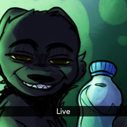 ambiguous_gender anthro biped black_body black_ears black_eyebrows black_fur black_nose bottle bottle_cap brown_eyes calm caption caption_box clenched_teeth close-up container ears_back eyebrows eyelashes fangs fur holding_bottle holding_container holding_object holding_water_bottle humor looking_at_viewer narrowed_eyes orange_sclera pivoted_ears raised_eyebrows scary selfie shitpost smug snapchat_caption snout solo standing teeth teeth_showing text water water_bottle water_drop wickflix casualties:_unknown kill_(meme) snapchat canid canine expie_(gunsawian) fox gunsawian hybrid mammal murid murine rat rodent 1:1 2025 aliasing digital_drawing_(artwork) digital_media_(artwork) english_text green_theme meme portrait shaded