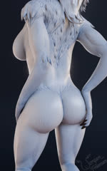 anthro big_butt breast_jiggle breasts bubble_butt butt butt_focus butt_jiggle butt_slap faceless_character faceless_female female fur hand_on_butt jiggling nude rear_view seductive side_boob slap solo sound_effects standing white_body white_fur sound_warning worgan_freeman blizzard_entertainment mythology warcraft almaria_(worgan_freeman) canid canine mammal mythological_canine mythological_creature were werecanid werecanine werewolf worgen 3d_(artwork) 3d_animation absurd_res animated digital_media_(artwork) hi_res sound webm